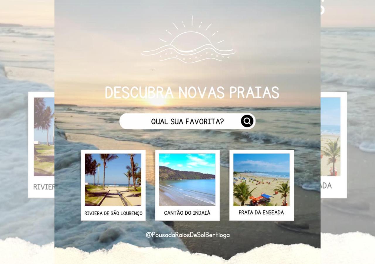 Pousada Raios De Sol Indaia Bertioga Esterno foto
